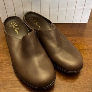 Cole Haan chocolate brown mules
